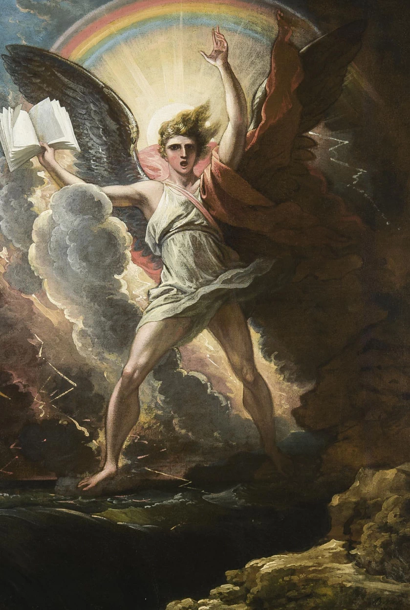 Un potente angelo sta sulla terra e sul mare - Princeton University Art Museum